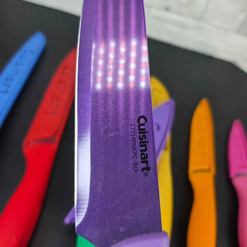 Cuisinart Advantage 14 Piece Knife Set with Blade Guards Multicolor C7714PMPC